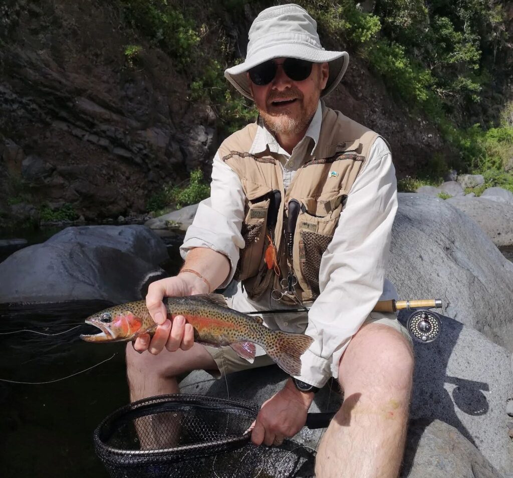 Trout fishing madeira island freshwater
