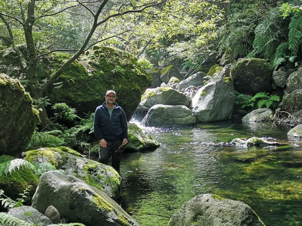 Trout fishing madeira island freshwater