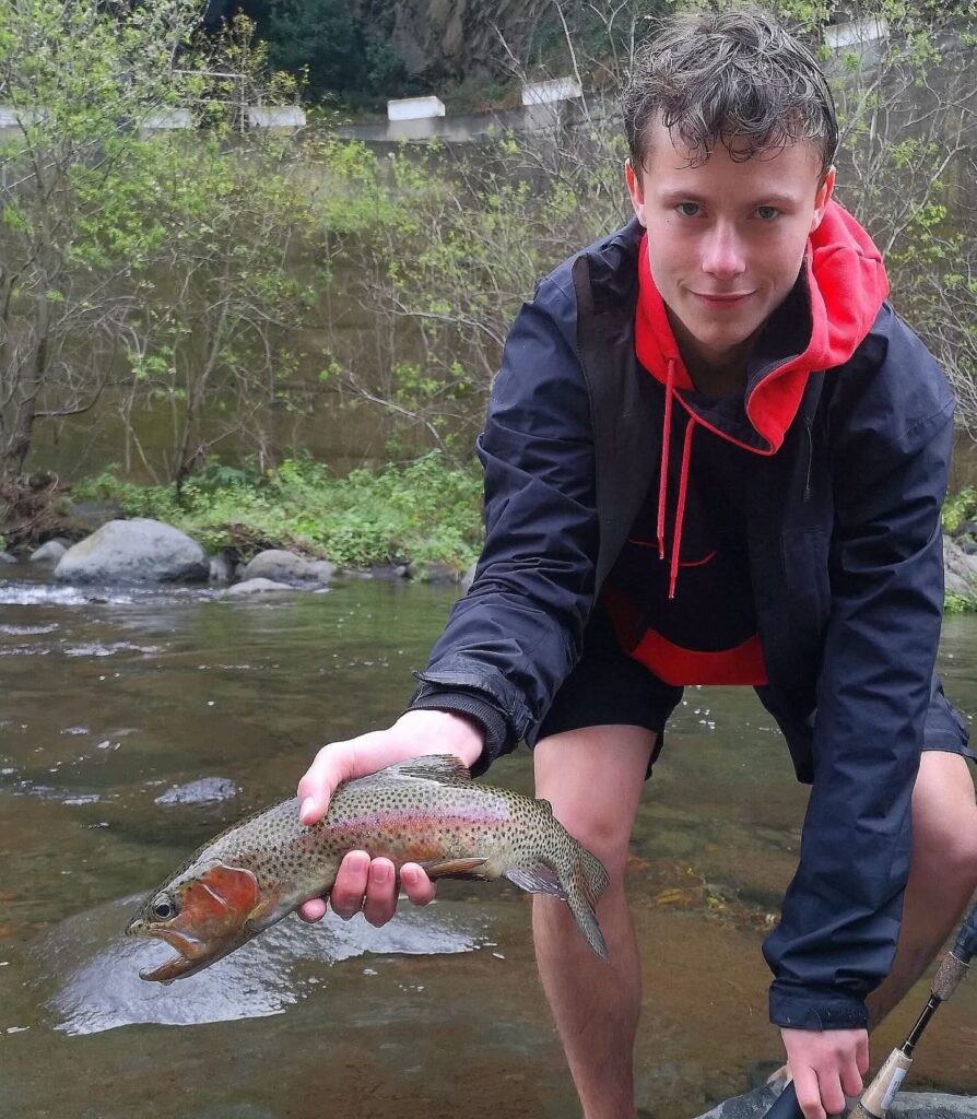 Trout fishing madeira island freshwater