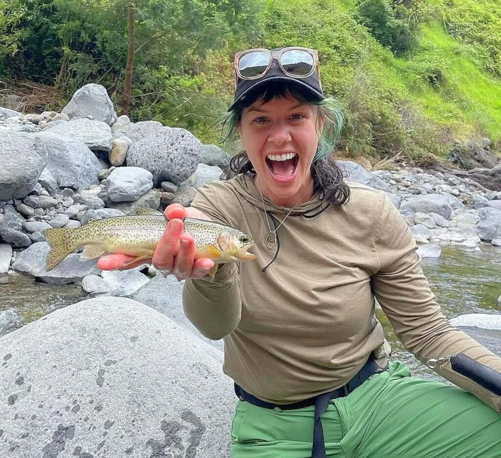 Trout fishing madeira island freshwater